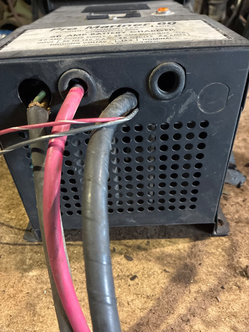 ProMariner Pro Mariner 60 60-Amp 12VDC 4-Bank Commercial Duty Marine Battery Charger - Used