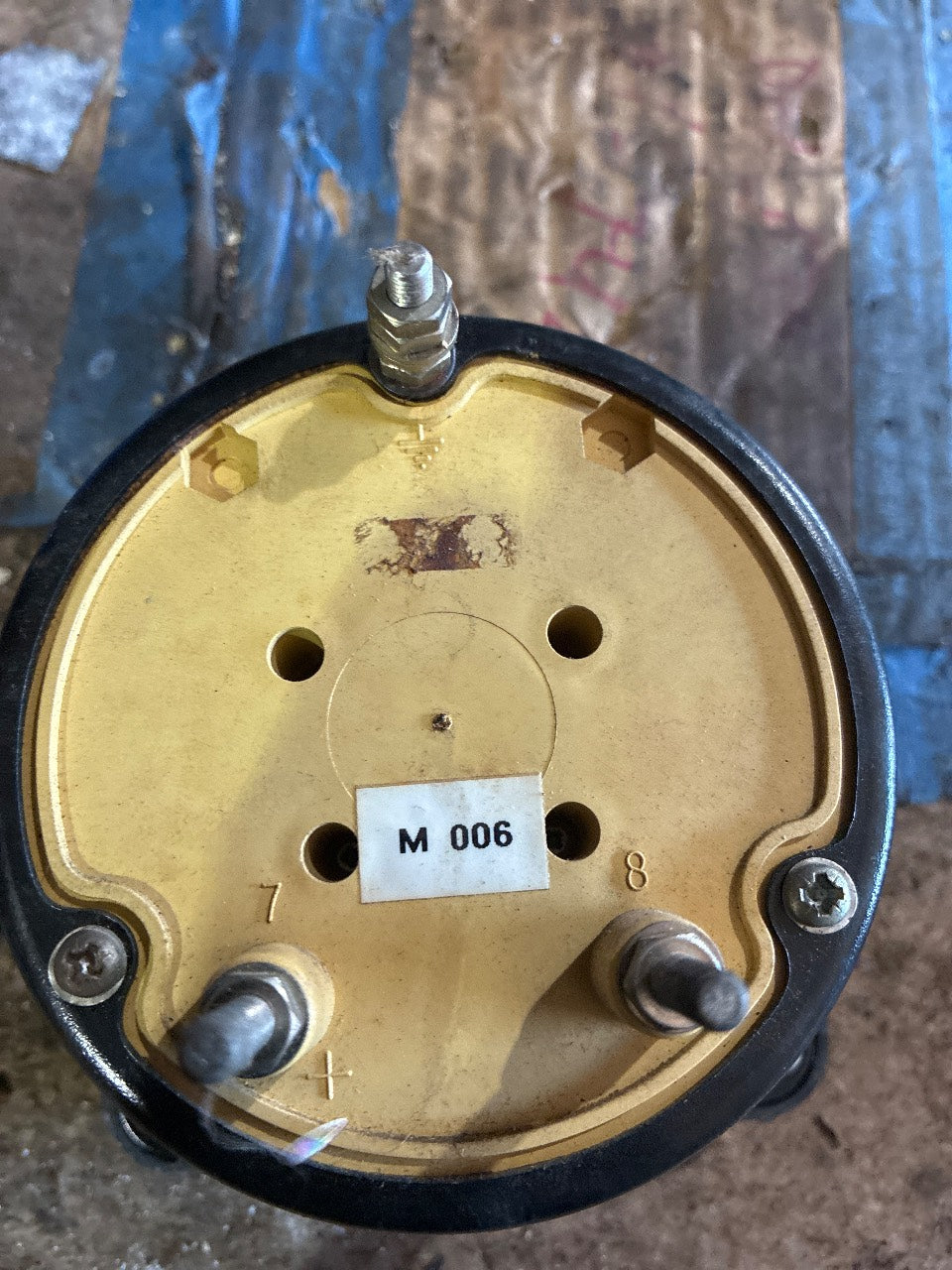 Crompton Instruments 077-08AA-LSRS-H1 AC Ammeter 0-250A Switchboard Panel Meter - Used
