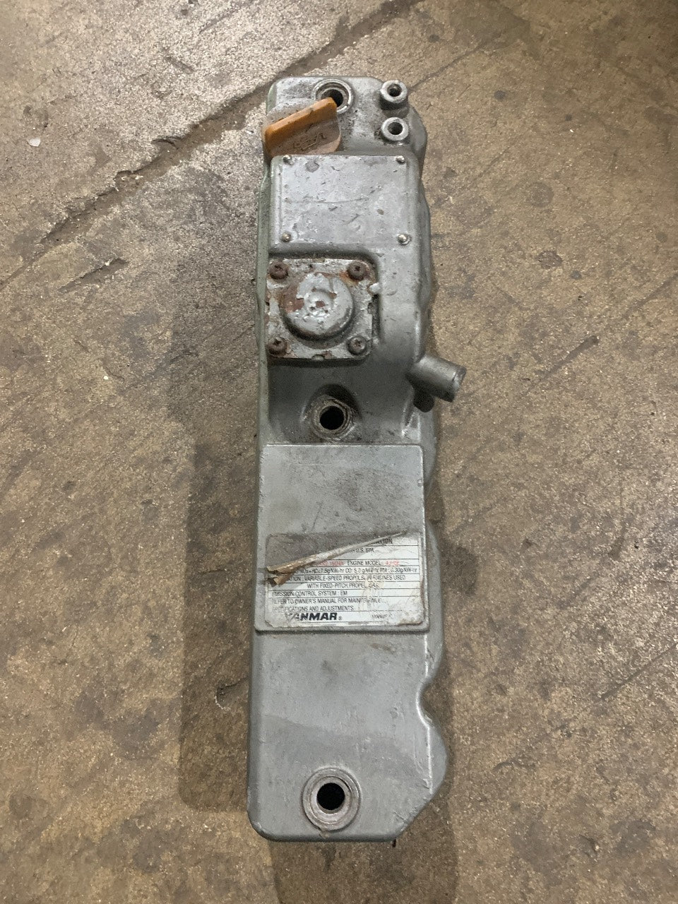 Yanmar Valve Cover / Rocker Cover for 4JH Series Marine Diesel - Used