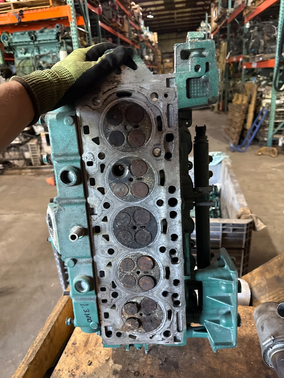 Volvo Penta 5-Cylinder Diesel Cylinder Head - Used Take-Off Core