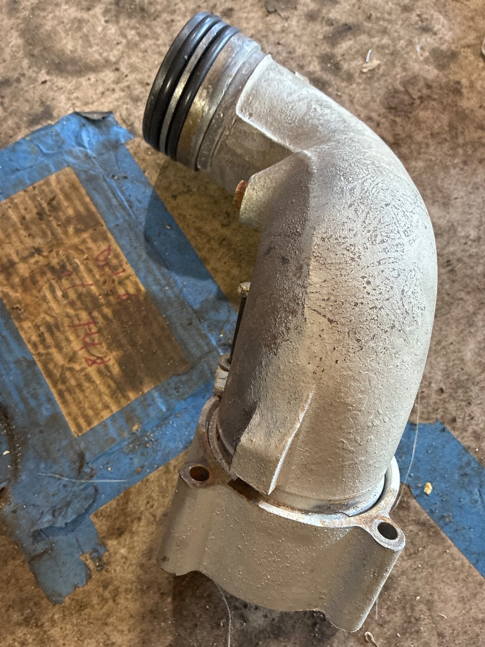 Caterpillar 179-1795 Turbo Air Transfer Elbow / Charge Air Connection - Used