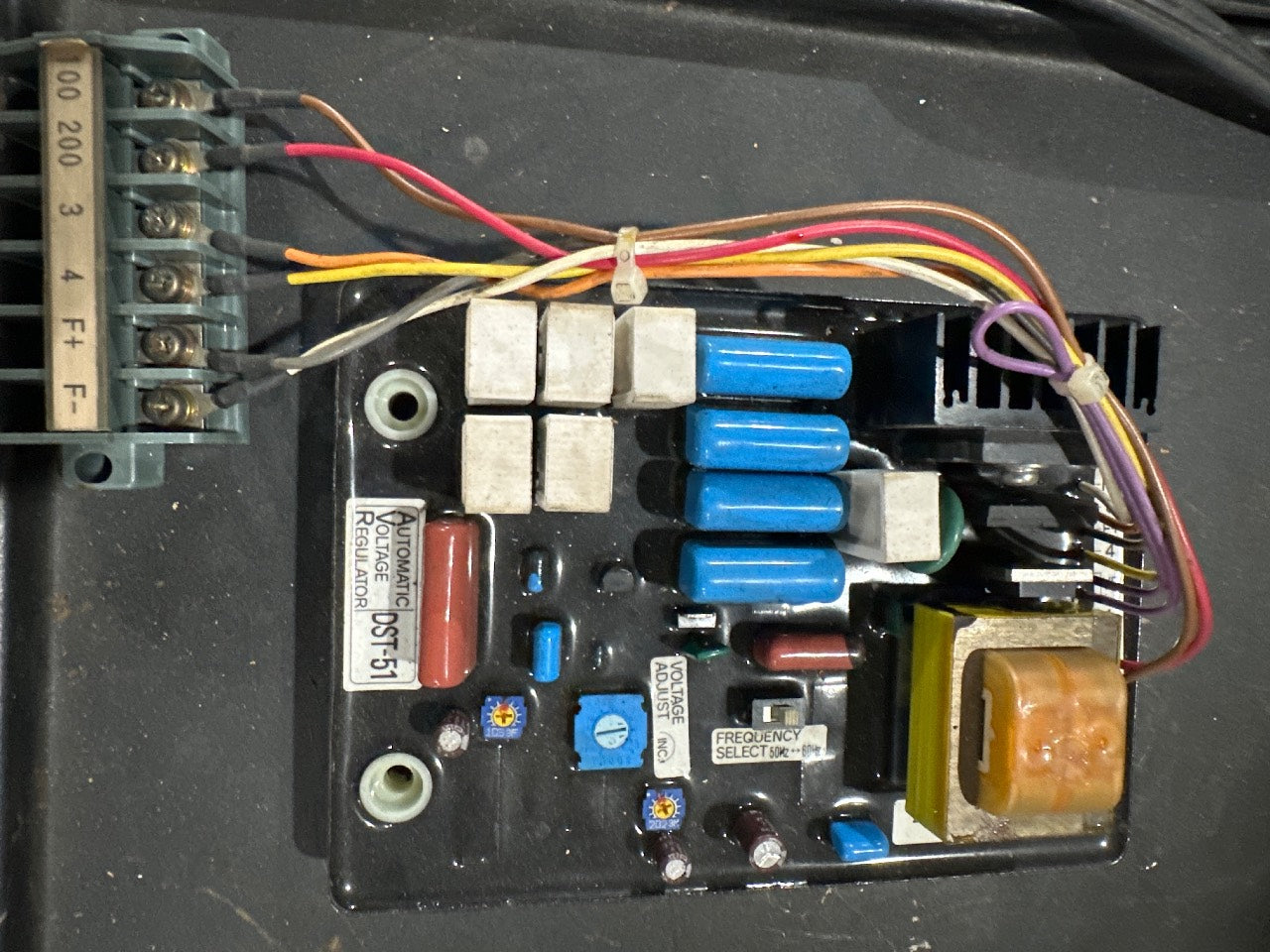Taiyo DST-51-DFK Automatic Voltage Regulator AVR for Marine Generator - Used