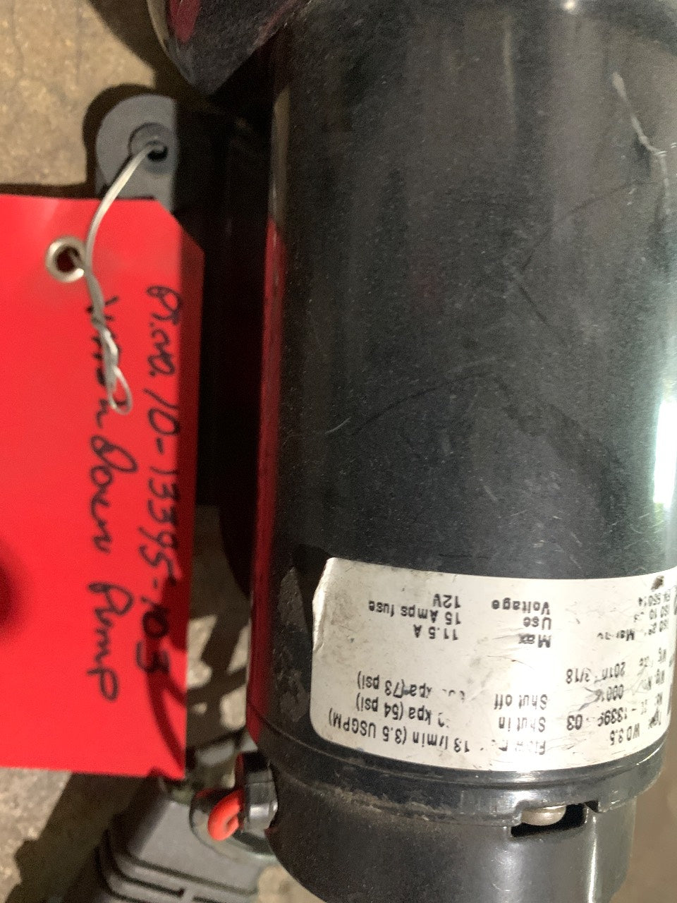 Johnson Pump 10-13395-03 Aqua Jet WD 3.5 Washdown Pump 12V - Used