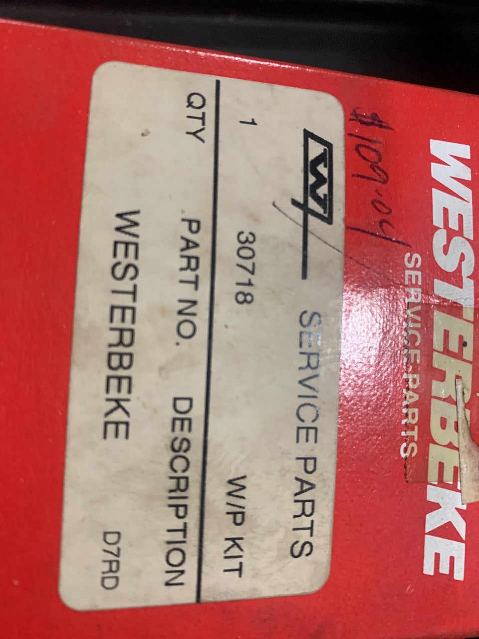 Westerbeke 30718 Raw Water Pump Impeller Kit - New