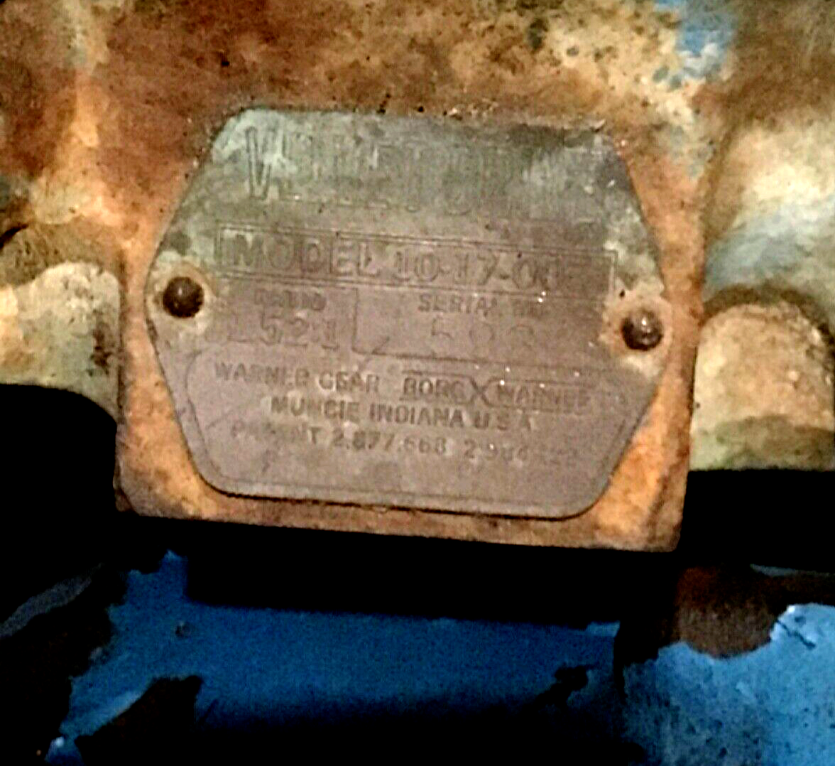 71 SERIES BORG WARNER MARINE TRANSMISSION w / 1.52 to 1 RATIO ... PARTS ONLY