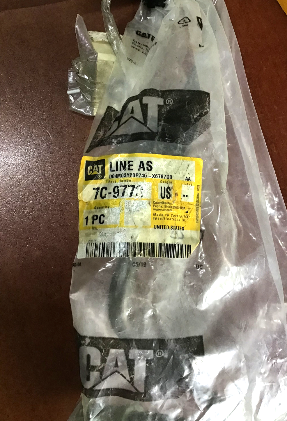 7C-9773, ORIGINAL CATERPILLAR FUEL INJECTION LINES , 7C9773 , W/ FREE SHIPPING