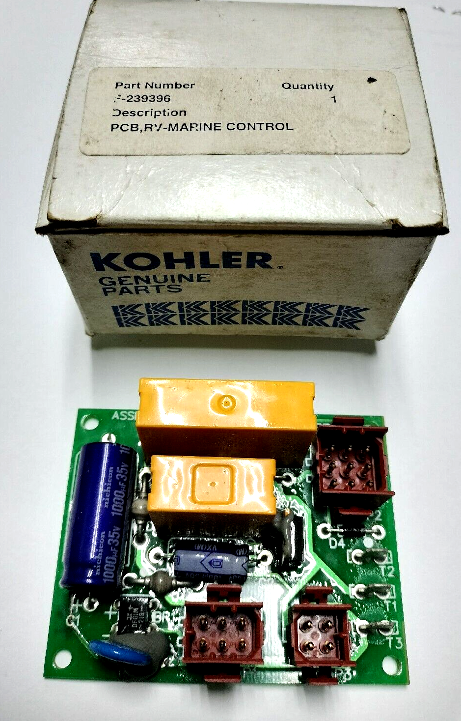 F-239396 KOHLER PCB,RV-MARINE CONTROL BOARD NEW IN BOX WITH FREE SHIPPING