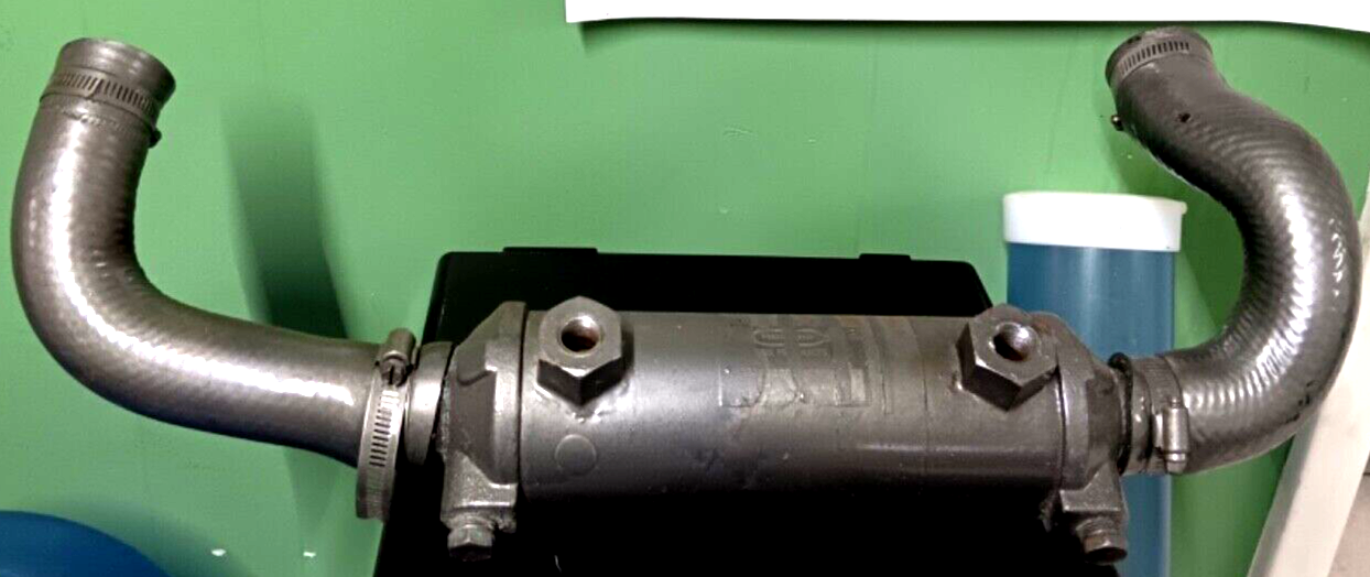 5354-3091 YANMAR TRANSMISSION OIL COOLER W/ GOOD HOSES