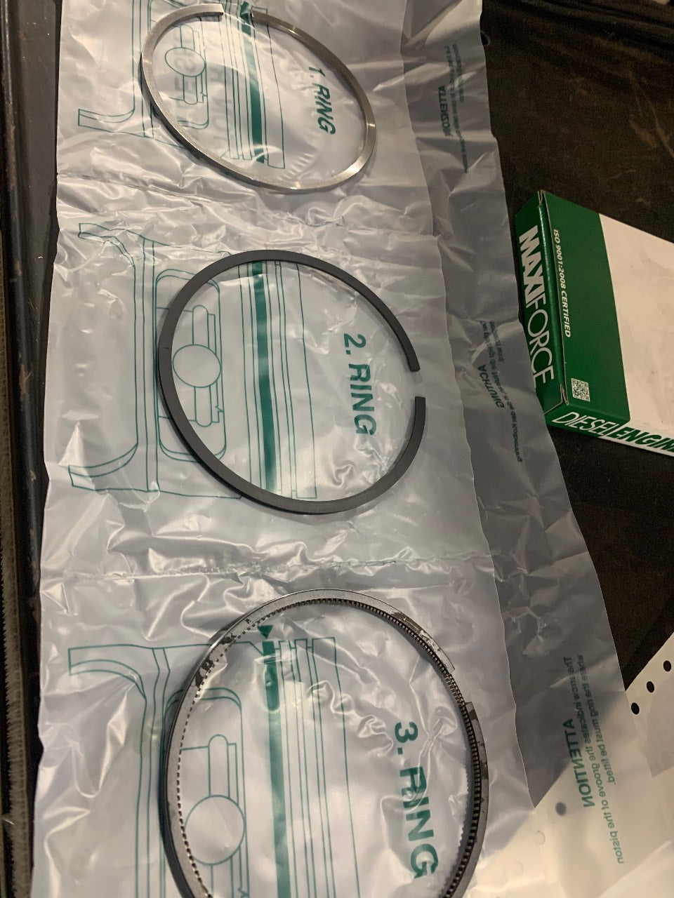 Maxiforce C3802230 Piston Ring Set STD for Cummins B Series (4BT/6BT 3.9L/5.9L) - New