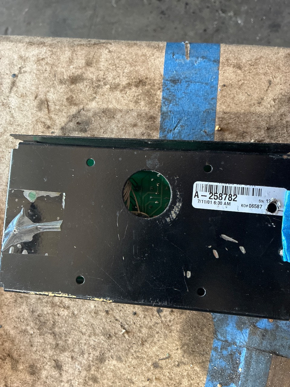Kohler A-258782 16-Light Remote Annunciator Panel for Generator Set - Used