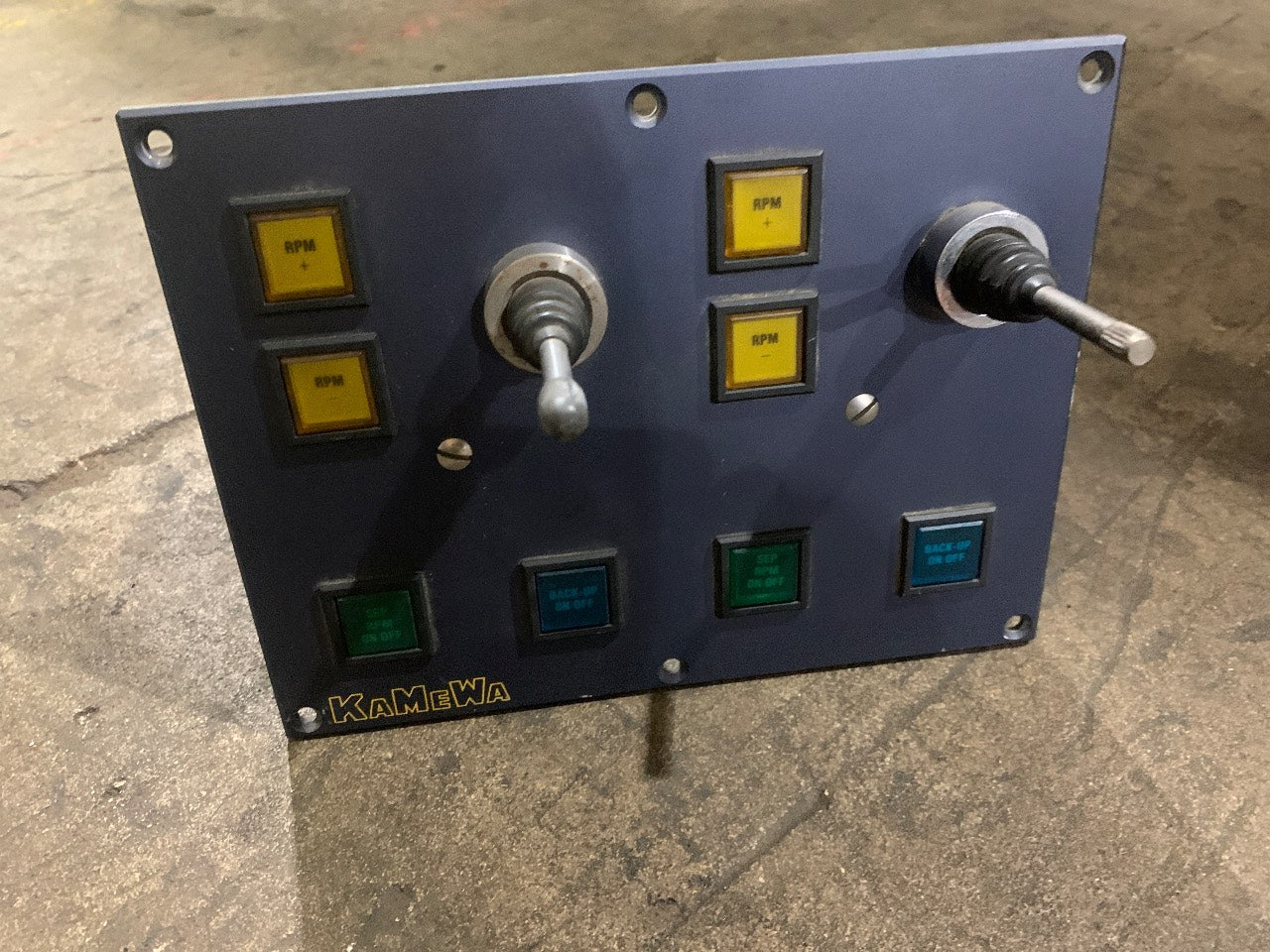 Rolls-Royce KaMeWa Twin Waterjet Control Panel with Dual Joysticks - Used