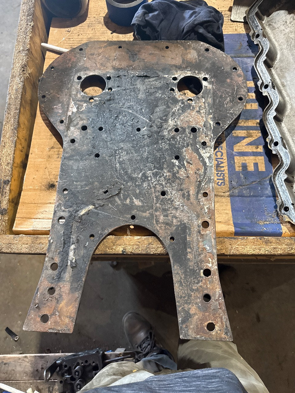 Detroit Diesel 6-71 Front Engine Timing Cover Plate - Used