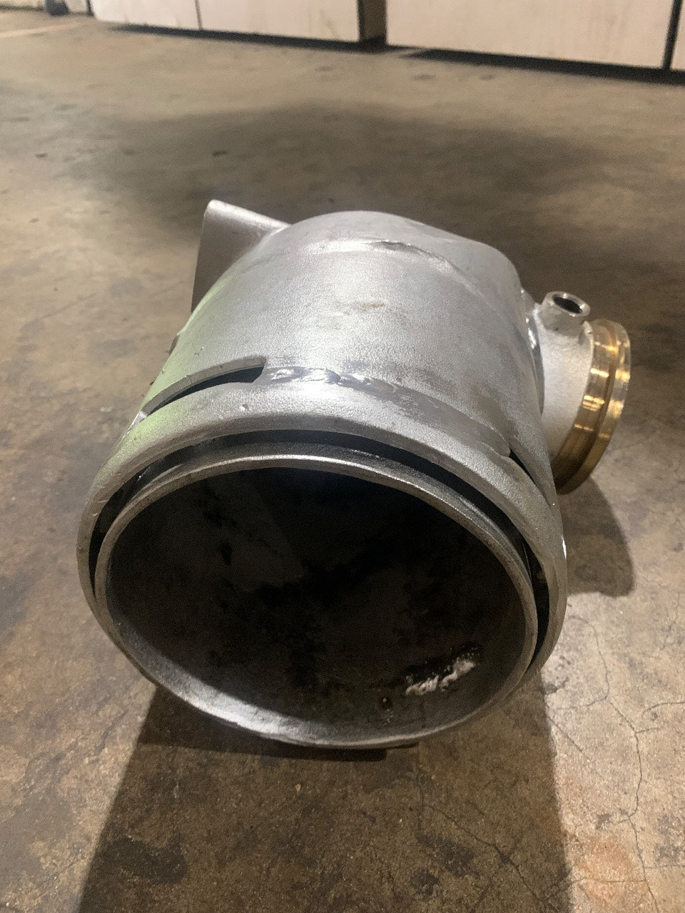 Stainless Steel Exhaust Mixing Elbow for Volvo Penta D12 - Used