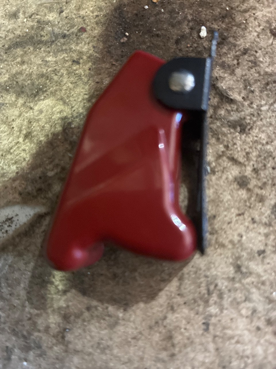 Safran 8497K1 MS25224-1 Red Spring-Loaded Toggle Switch Guard - Used