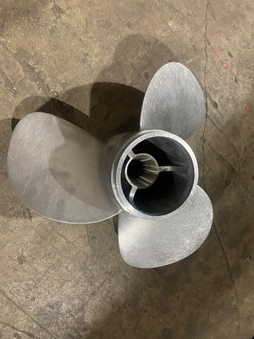 Mercury 48-8M8022370 Bravo Three 14.4 x 20P 3RH Stainless Front Propeller for MerCruiser Bravo Three Sterndrives - Used