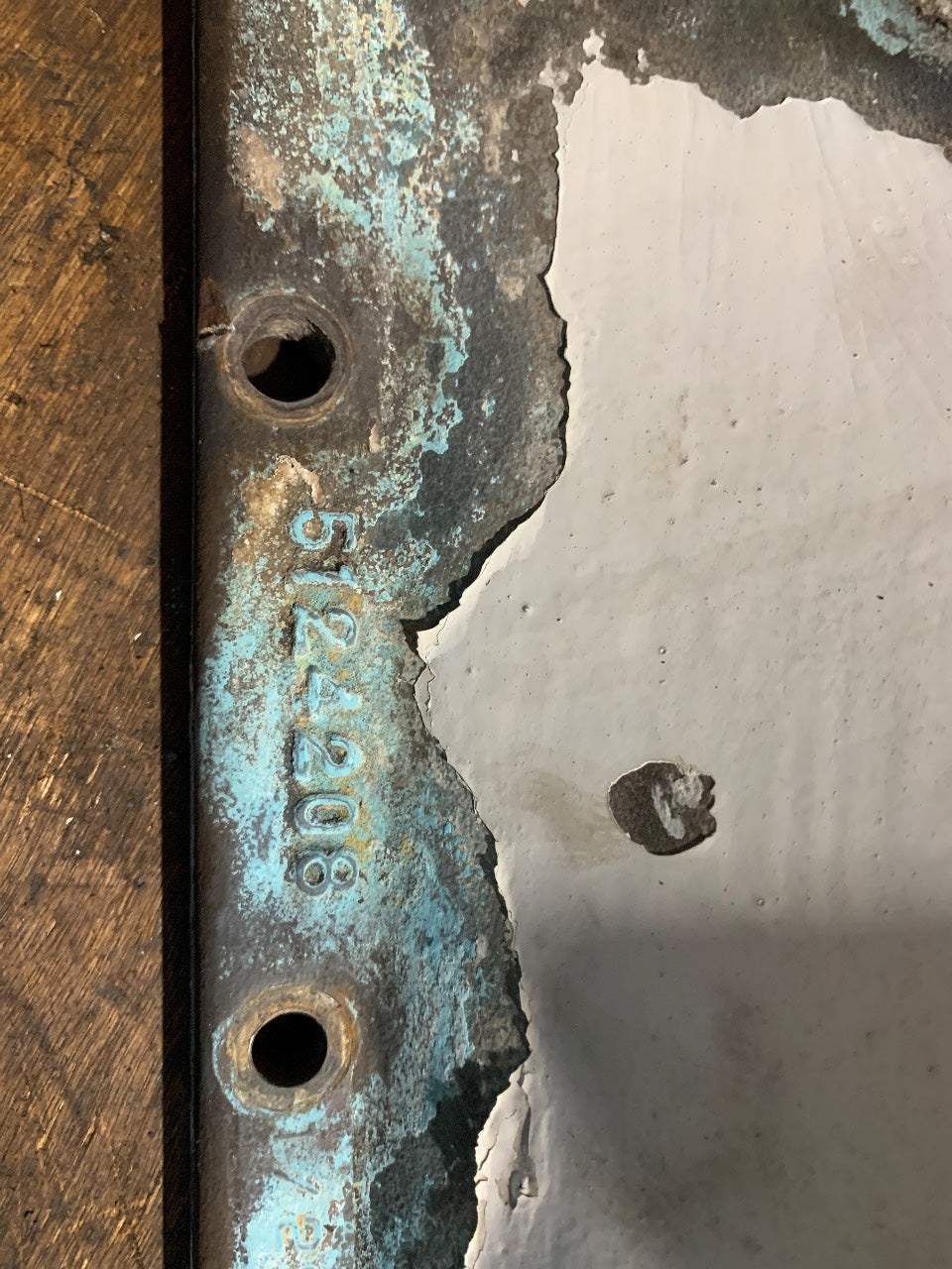Detroit Diesel 5124208 Heat Exchanger End Cover with Raw Water Inlet Elbow - Used