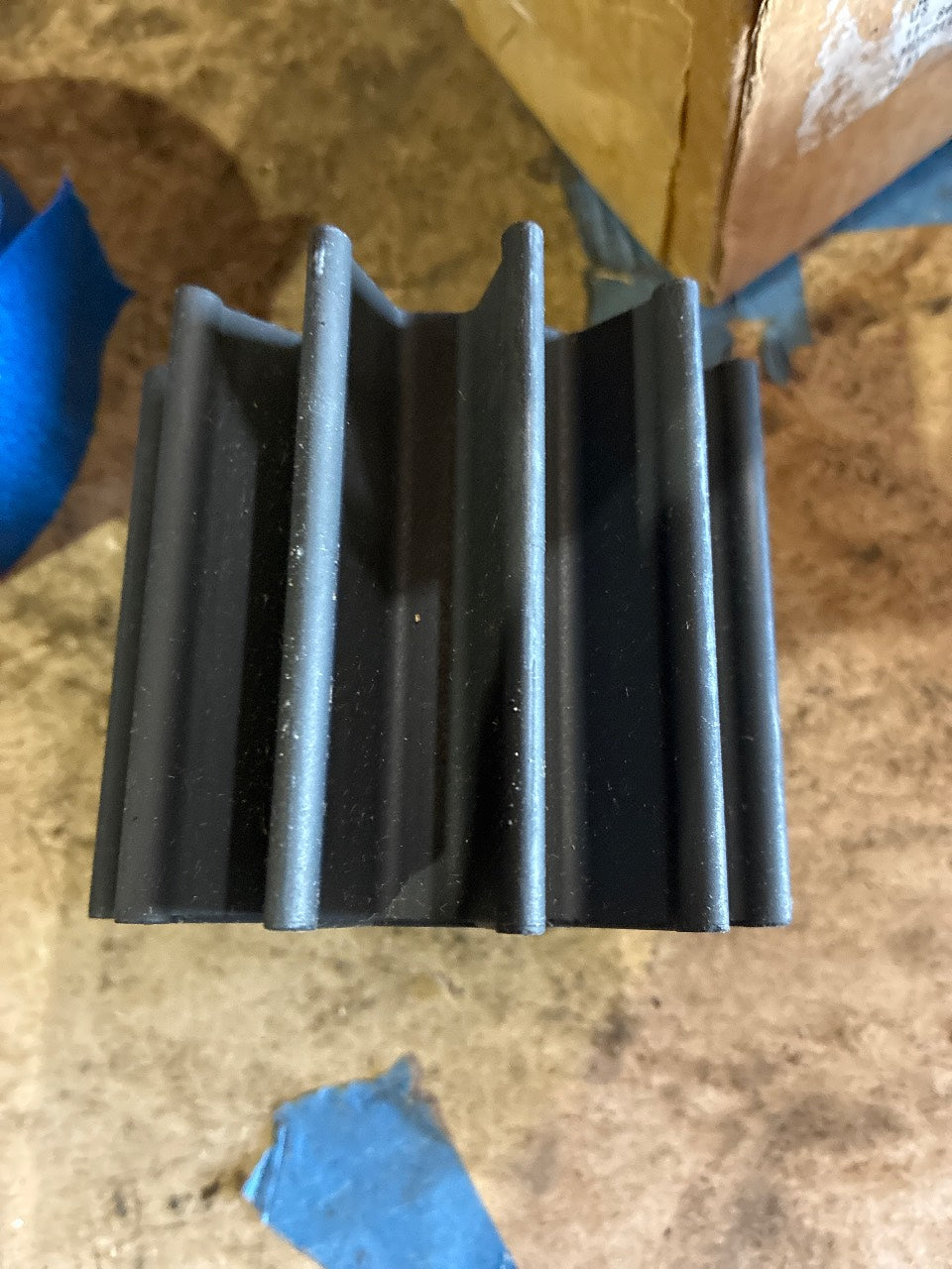 Sherwood Neoprene Raw Water Pump Impeller 12-Blade Splined Brass Insert - New