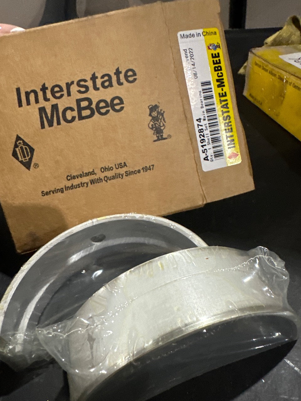 Interstate-McBee A-5192874 Main Bearing Shell Set for Detroit Diesel Series 71/92 - New