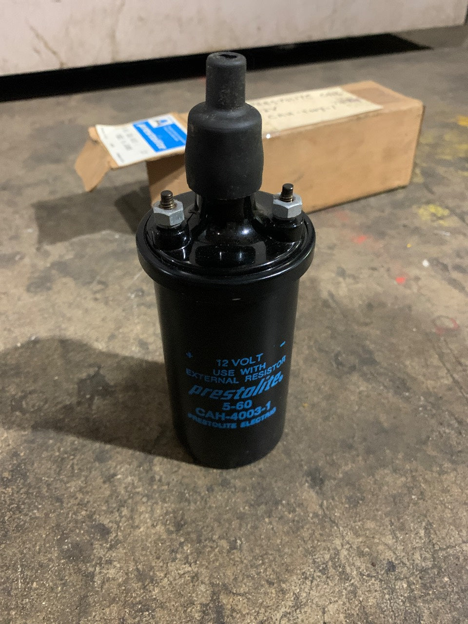 Prestolite CAH-4003-1 12V Ignition Coil (Use With External Resistor) - New