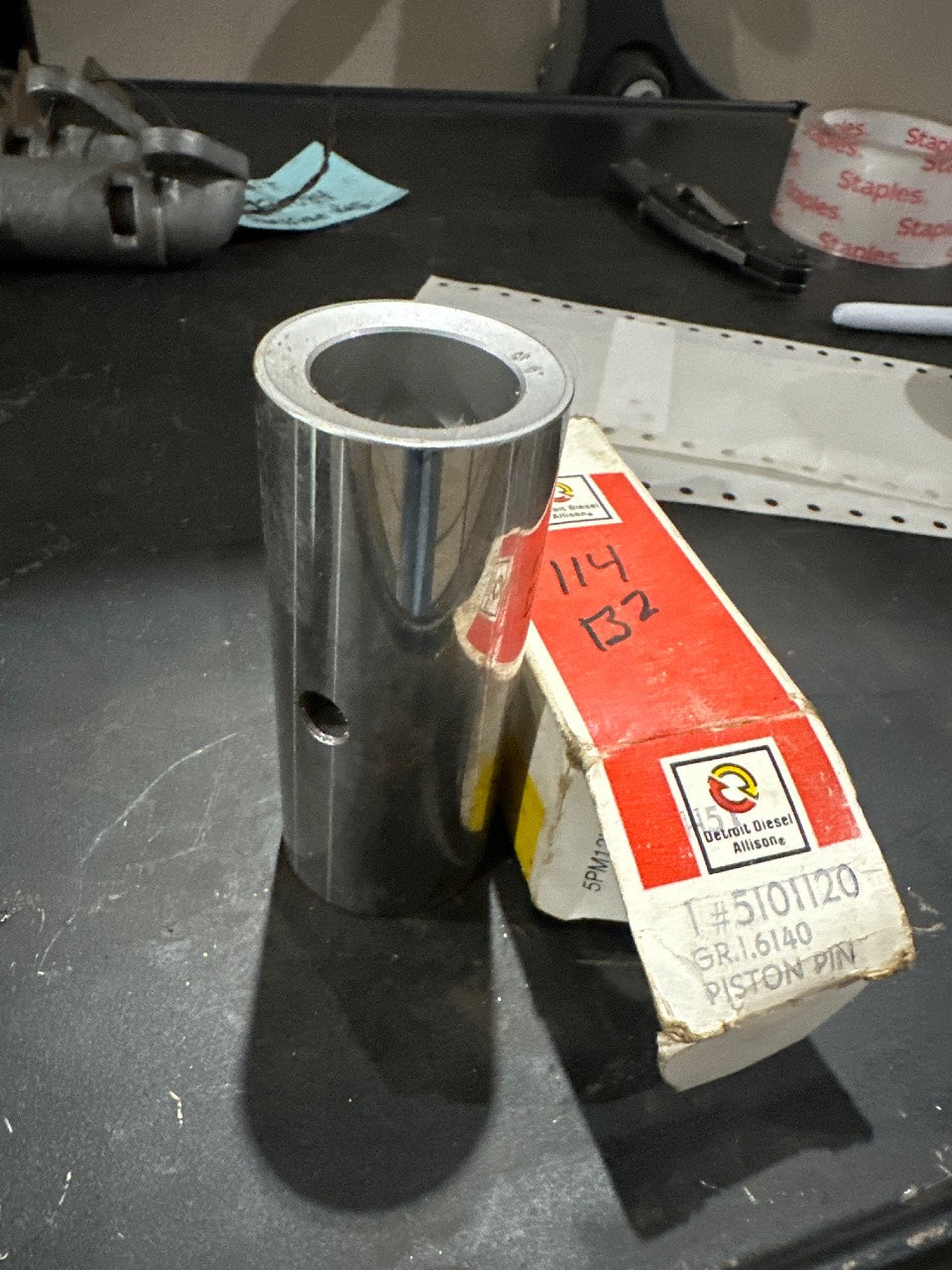 Detroit Diesel 5101120 Piston Pin (Wrist Pin) - Series 71 - New Old Stock