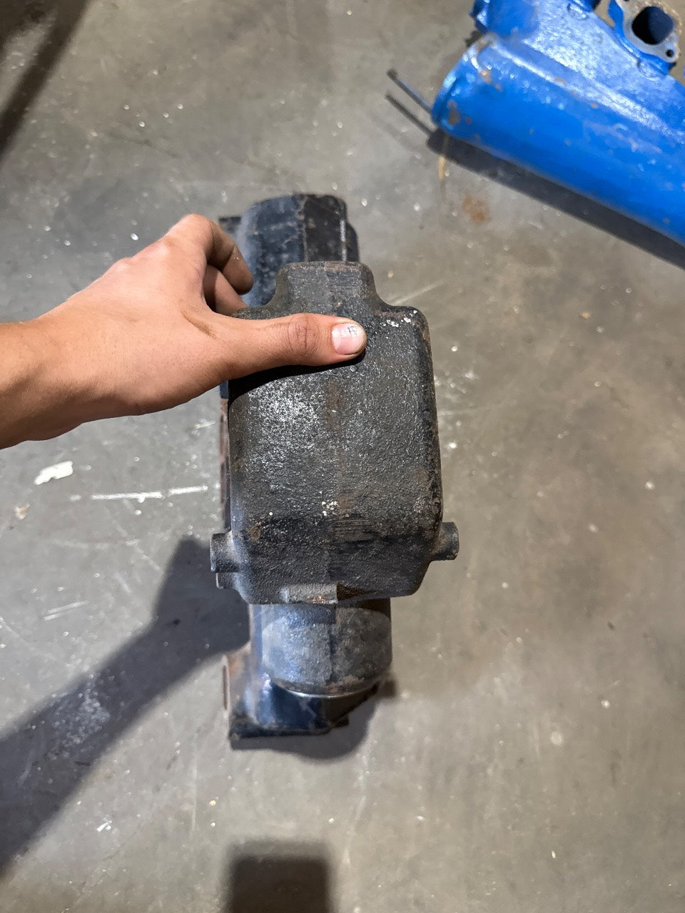 Aqua Power Marine Exhaust Manifold with Riser End Cap for GM V6 4.3L MerCruiser - Used