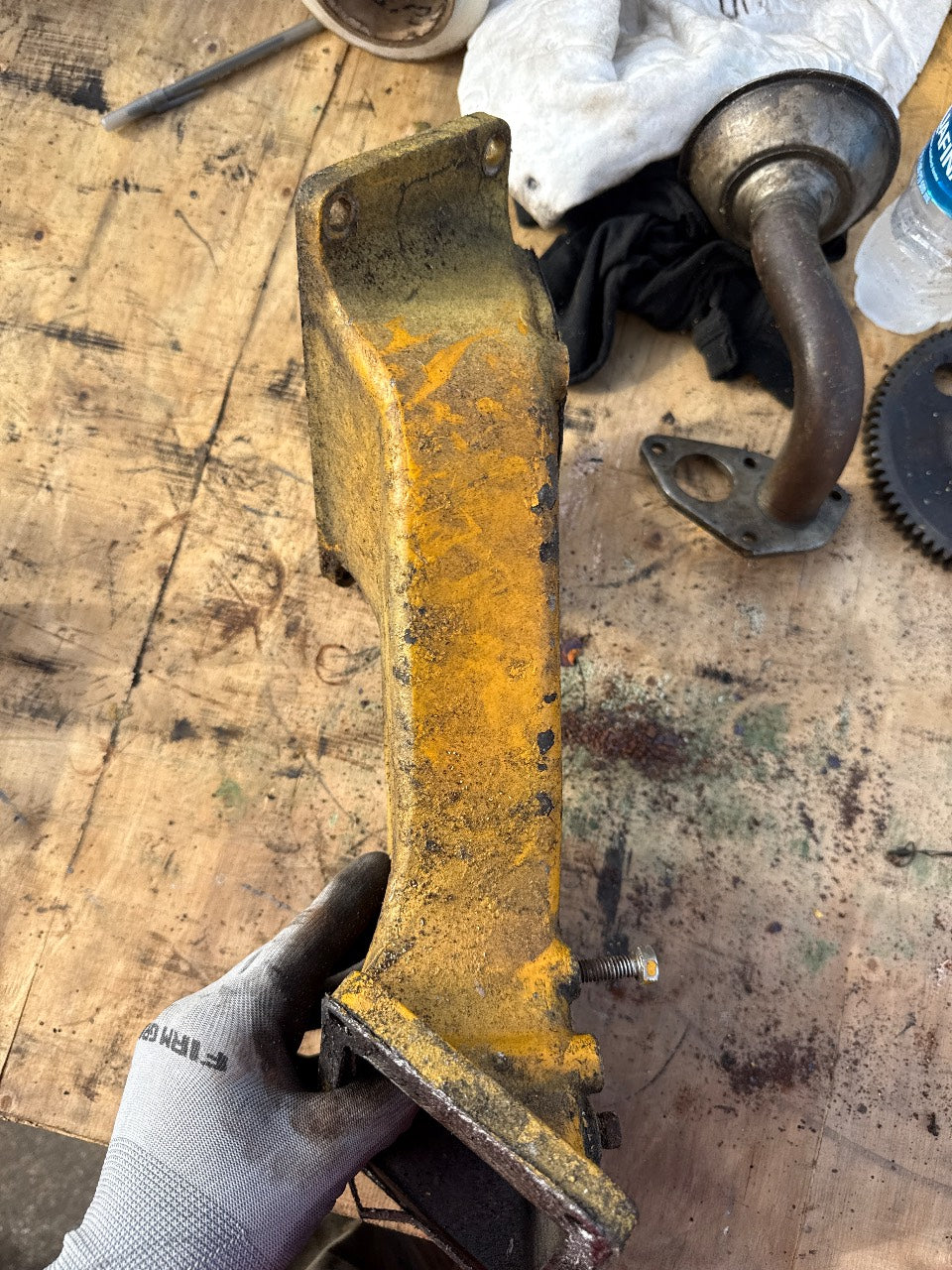 Caterpillar 8N1298 Cast Iron Support Bracket / Adapter Housing - Used