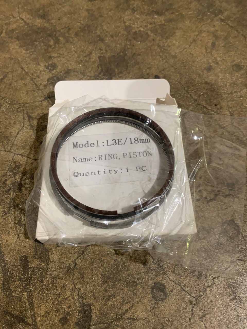 Piston Ring Set for Mitsubishi L3E Diesel Engine - 1 Cylinder - New