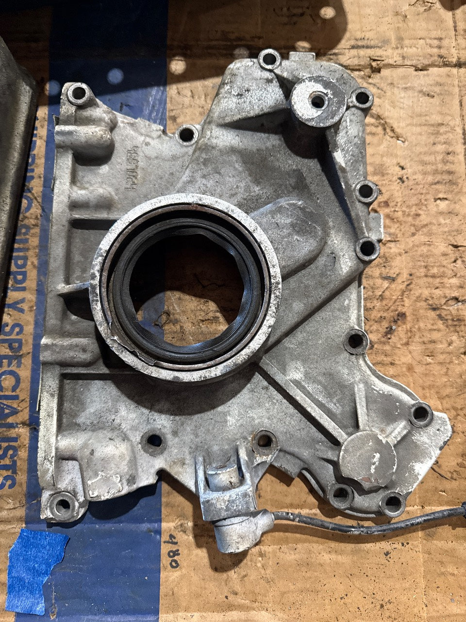 Cummins QSB 4.5 / Iveco Tector 4.5 Aluminum Front Timing Cover with Crank Seal & Speed Sensor - Used