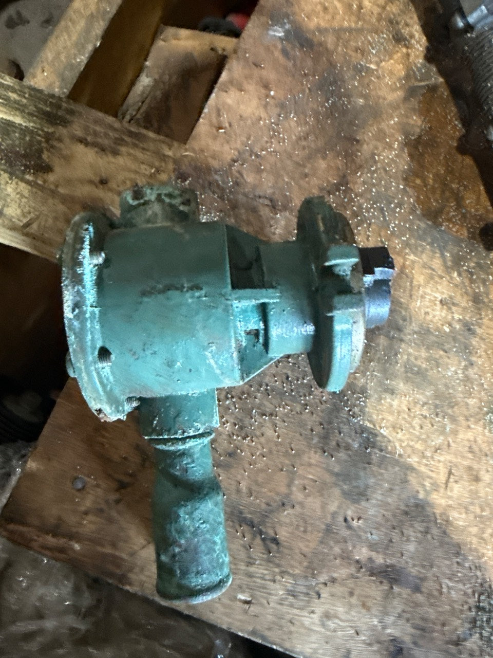 Volvo Penta Bronze Raw Water Sea Water Pump - Used Take-Off