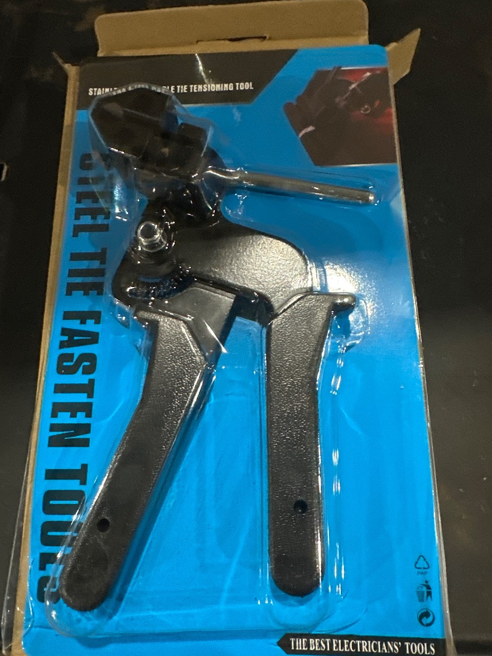 Stainless Steel Cable Tie Tensioning Tool - Steel Tie Fasten Tool - New