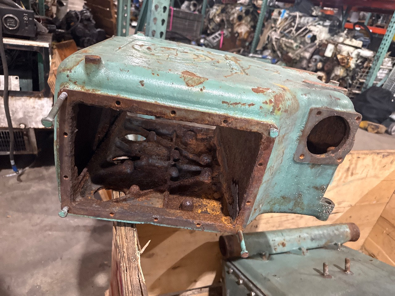 Detroit Diesel 12V-71 Marine Heat Exchanger Tank Housing - Used Core