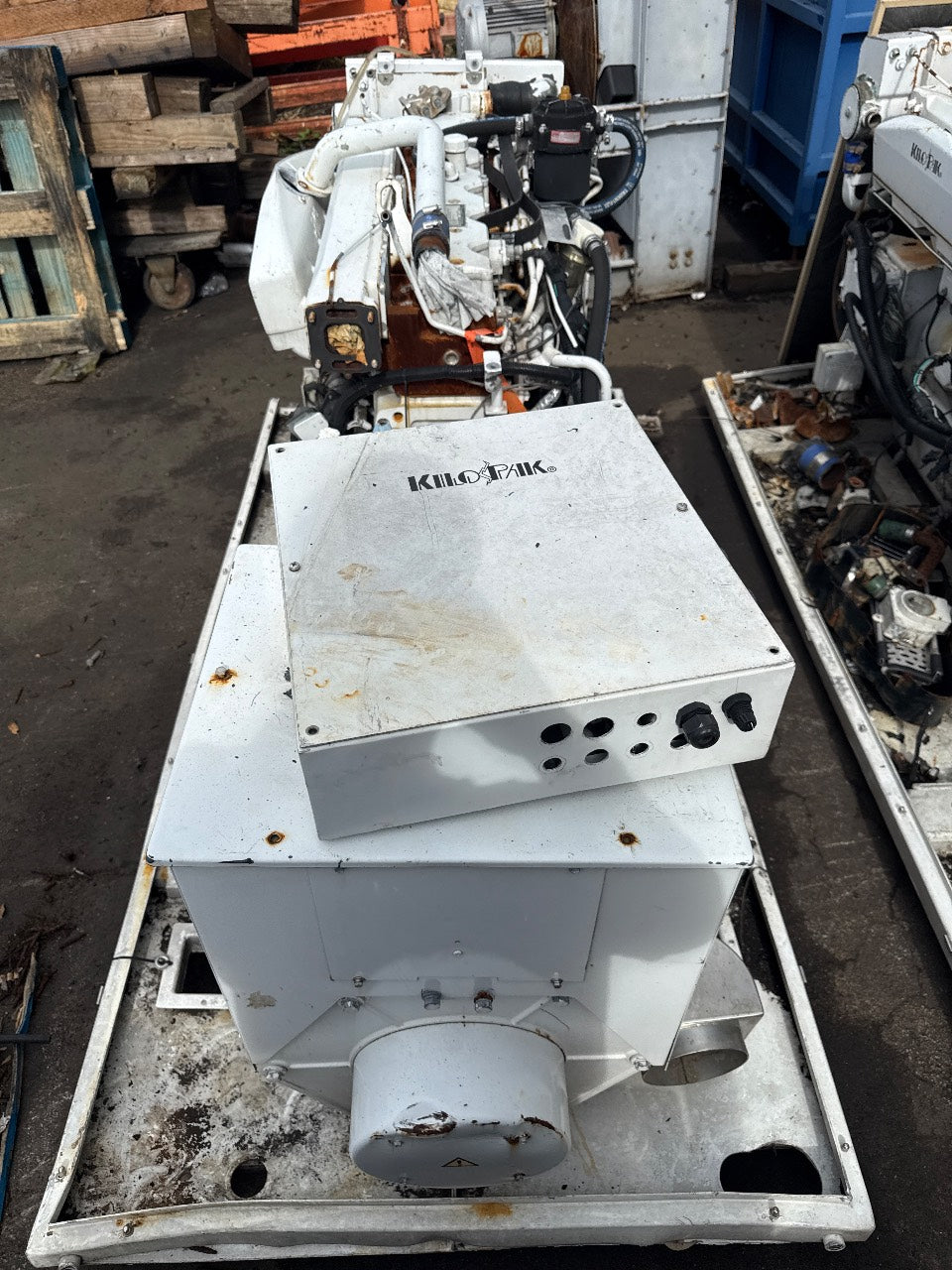 KiloPak 1255HKPHE83AL 125 kW John Deere Marine Diesel Generator - Used