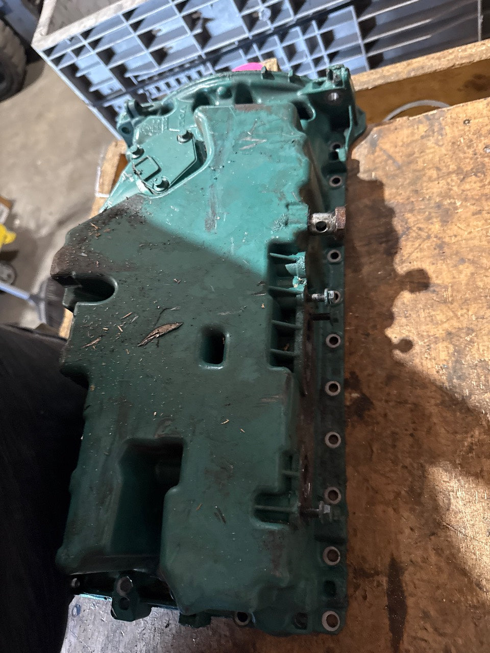 Volvo Penta D12 / D13 Cast Aluminum Oil Pan Sump - Used
