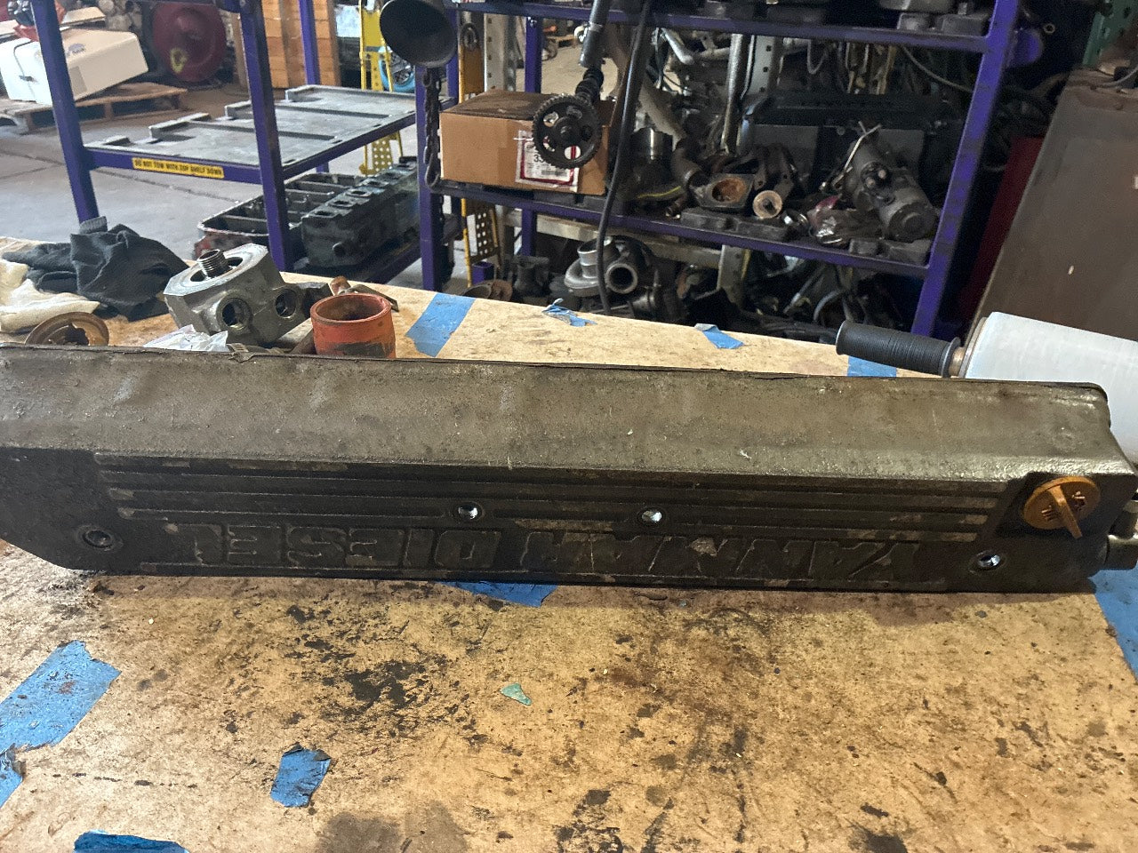 Yanmar Diesel Valve / Rocker Cover for 6-Cylinder Marine Diesel Engine - Used