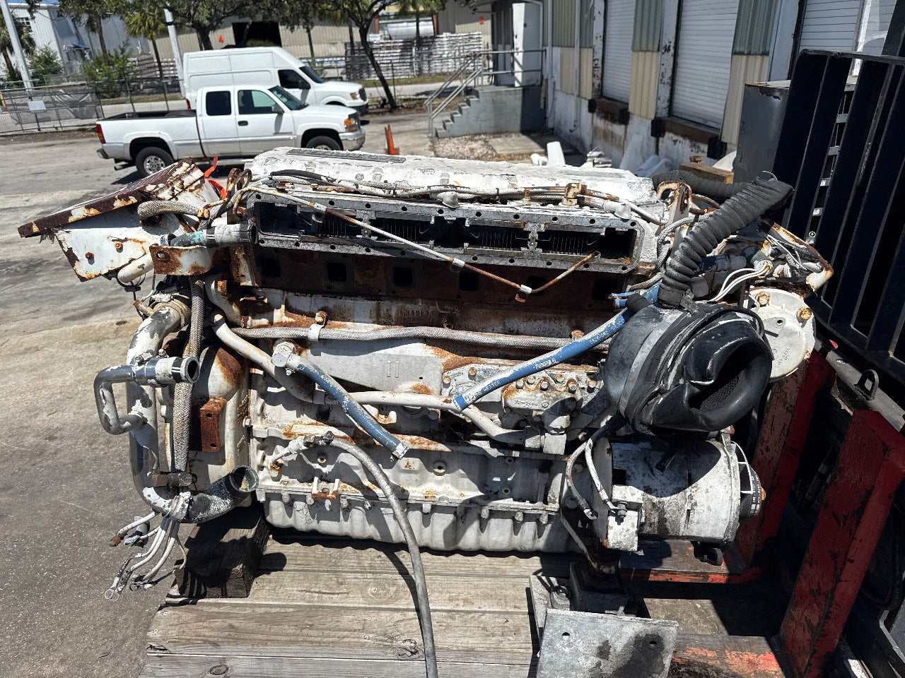 Caterpillar 3126 420 HP Marine Diesel Engine Arr. 122-0083 S/N 8NM04161 - Used