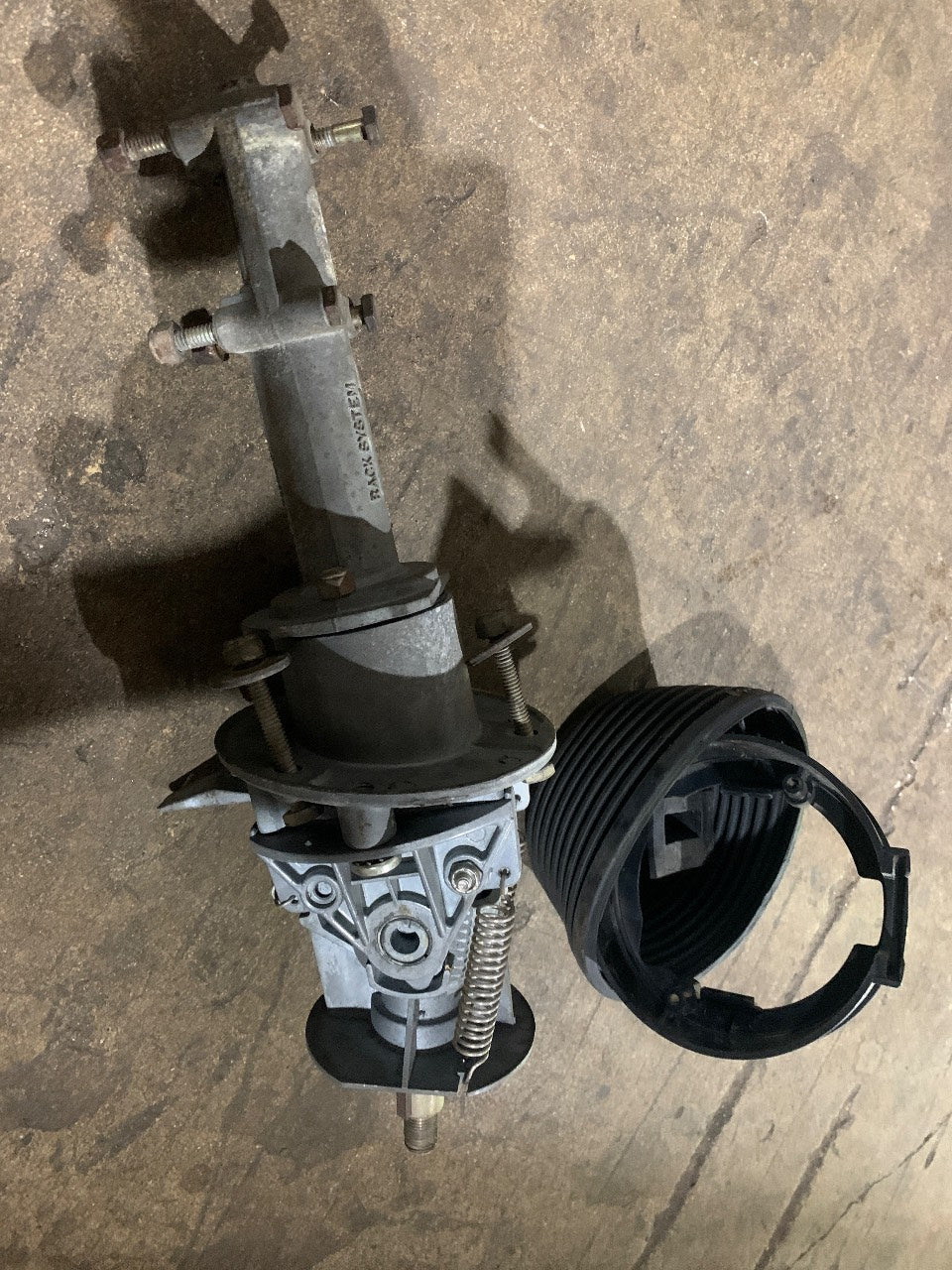 Teleflex Rack & Pinion Tilt Steering Helm with Bellows Boot - Used