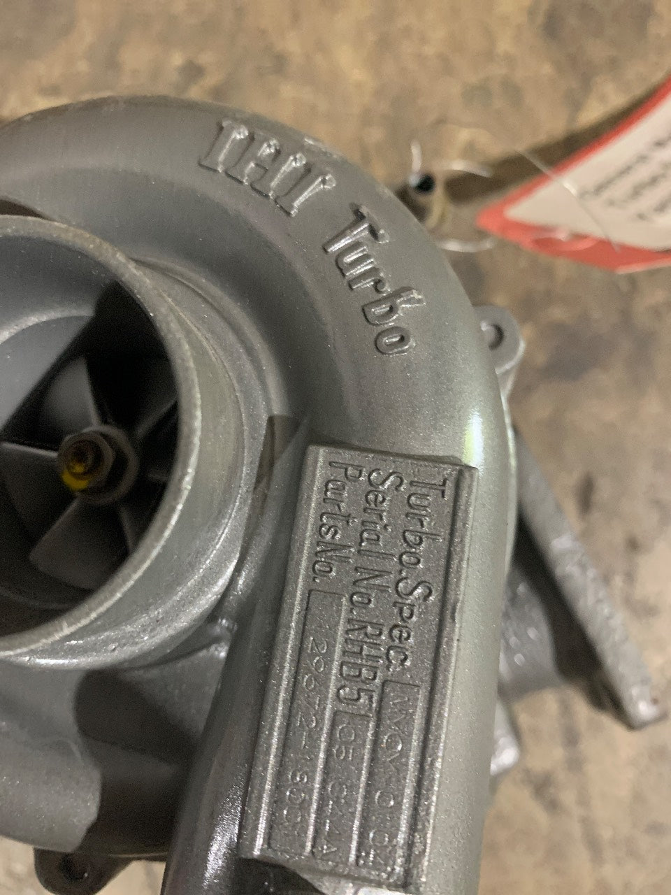 IHI RHB5 Turbocharger with Water-Cooled Housing - Marine Diesel - Used