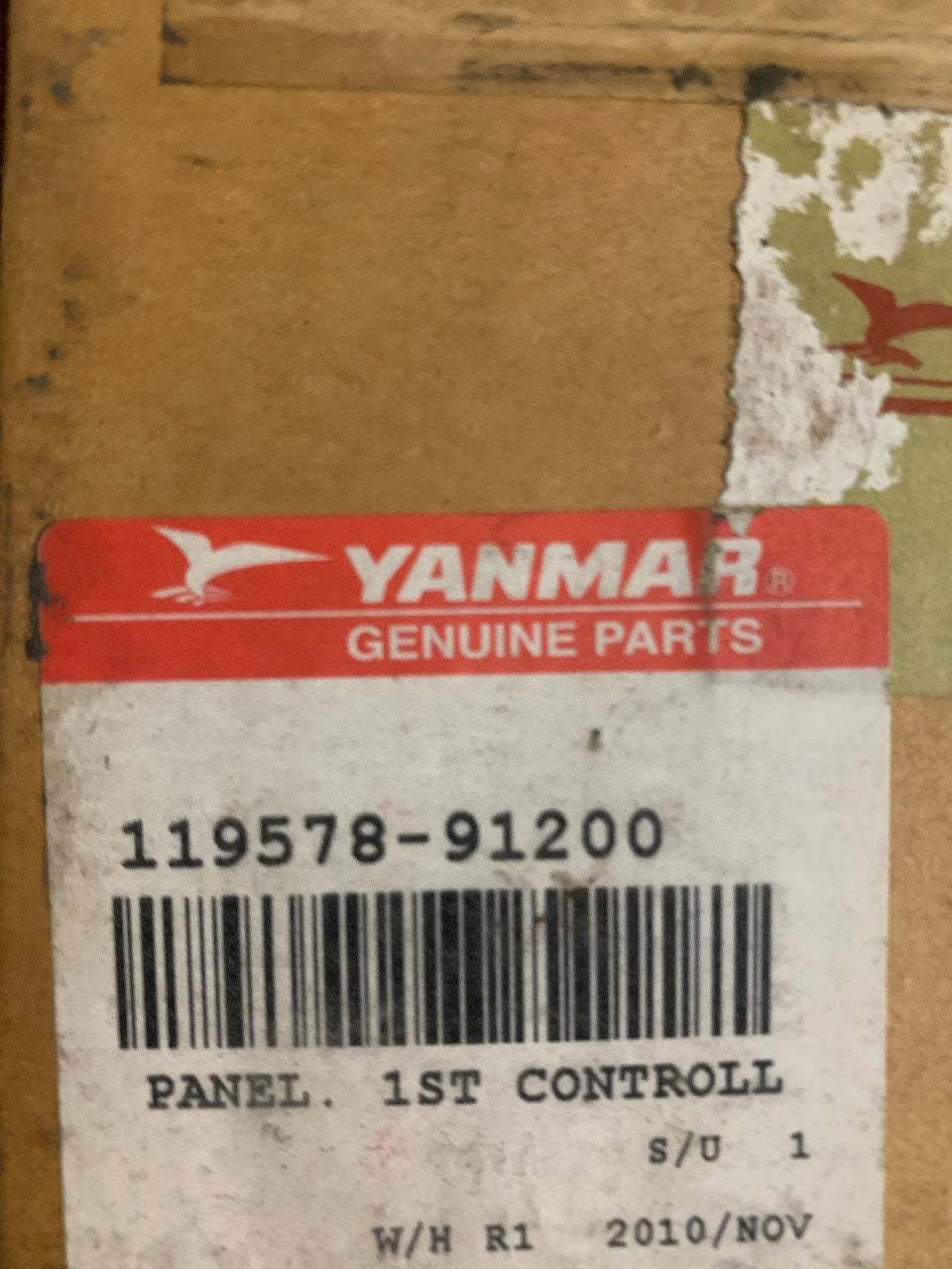 Yanmar 119578-91200 1st Control Panel Start/Emergency Stop Switch Panel - New