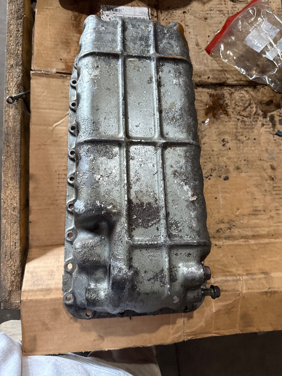 Yanmar 129673-01700 Cast Aluminum Oil Sump Pan for 4JH Series Marine Diesel - Used