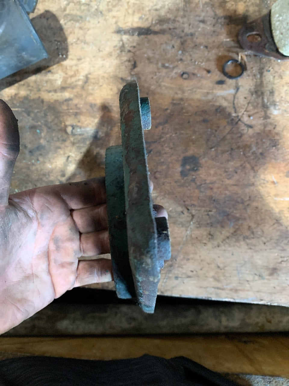 Volvo Penta 838728 Heat Exchanger End Bracket for TAMD31/TAMD41/AD41/KAD Series - Used