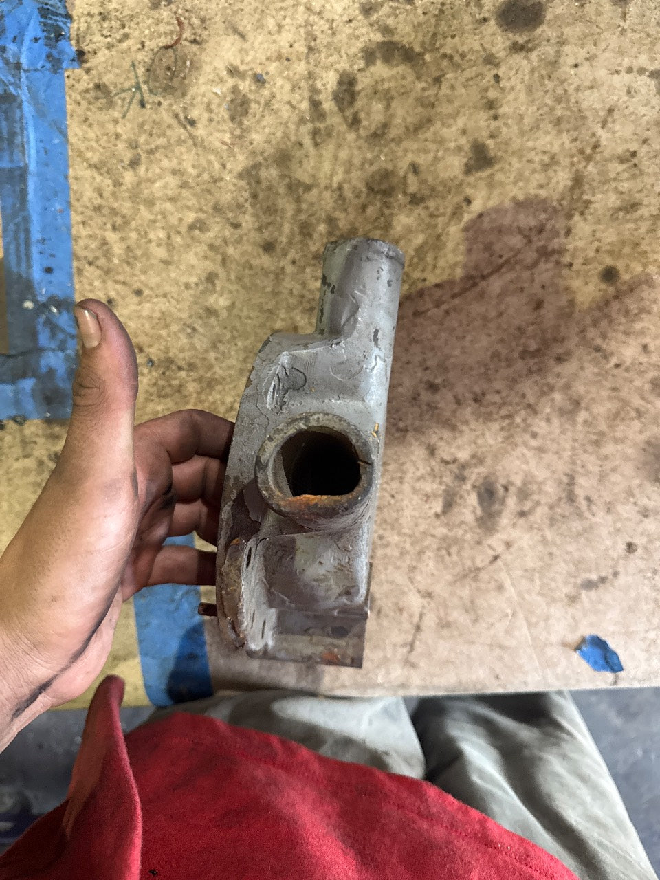 Caterpillar 8N9786 Heat Exchanger End Cap Bonnet for CAT 3208 Marine - Used