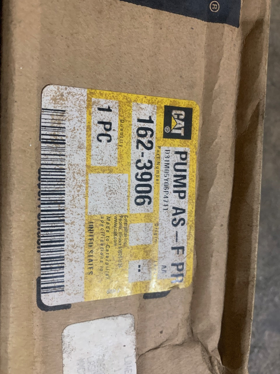 Caterpillar 162-3906 Pump Drive Shaft Assembly for CAT 3500 Series - New