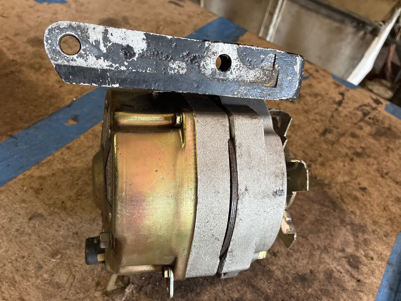 SAE J1171 Marine Alternator 12V with Adjustment Bracket - Used