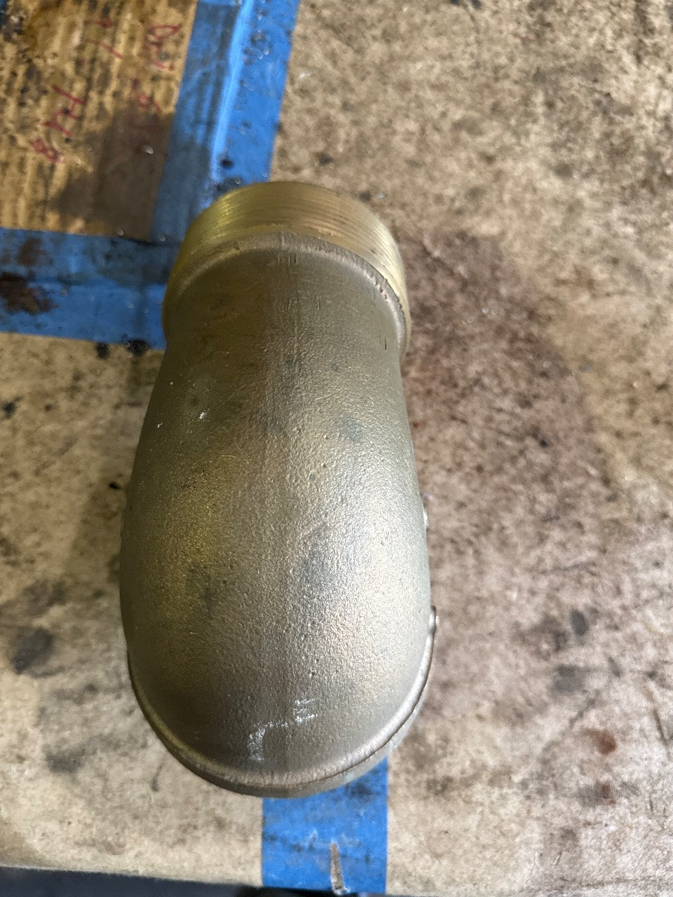 Detroit Diesel MTU 08927076 Bronze 90° Street Elbow Blower End Fitting - Used