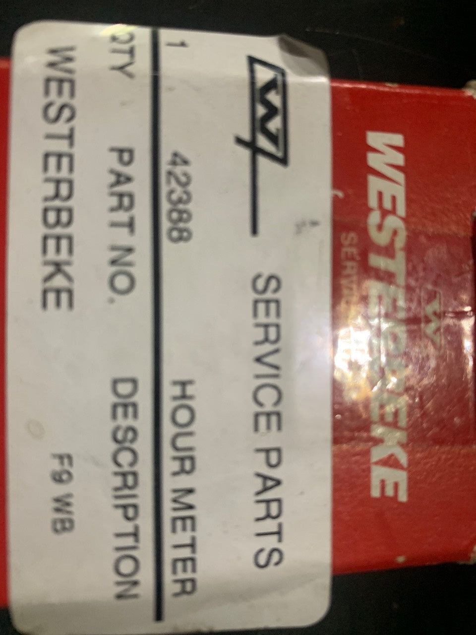 Westerbeke 42388 ENM Hour Meter for Marine Diesel Generators & Engines - New