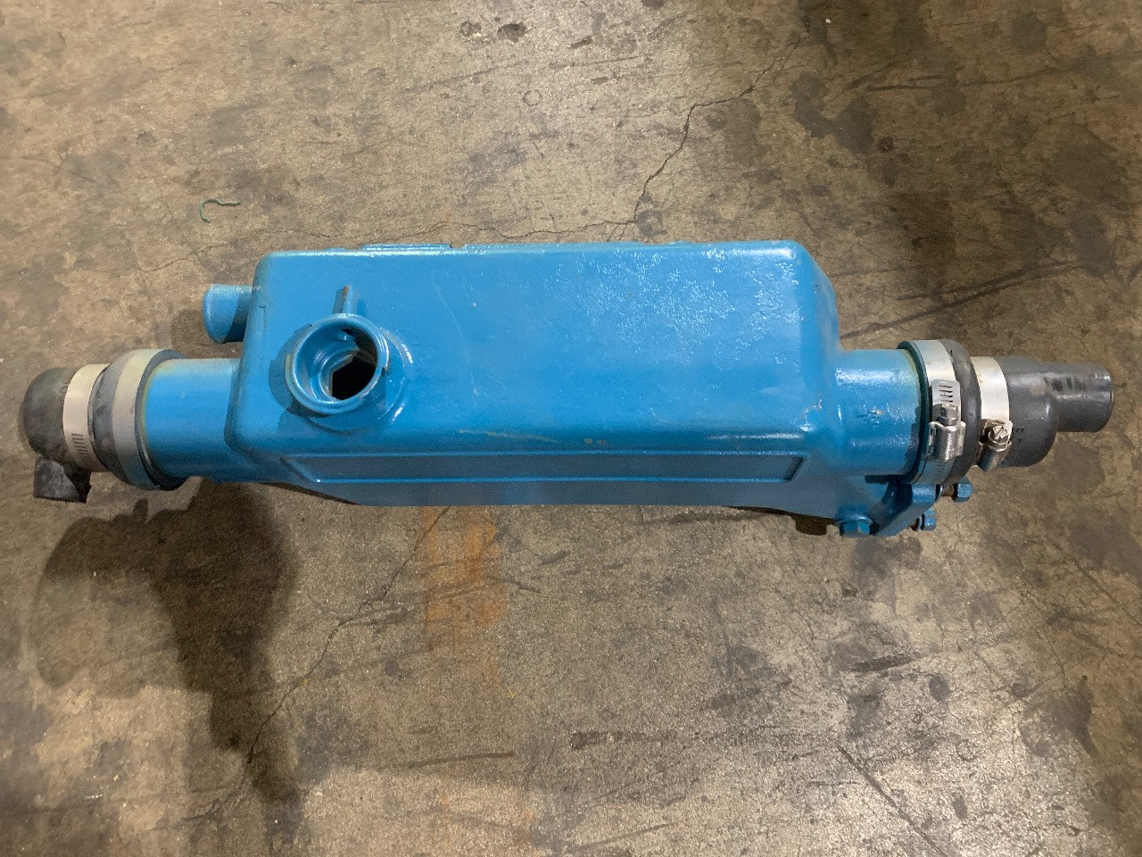 Bowman PE180 Heat Exchanger / Exhaust Manifold for Perkins 4.108 Marine Diesel - Used