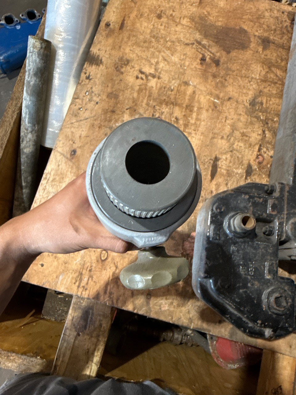 Marine Heat Exchanger Tube Bundle Core Insert with Zinc Anode Port - Used