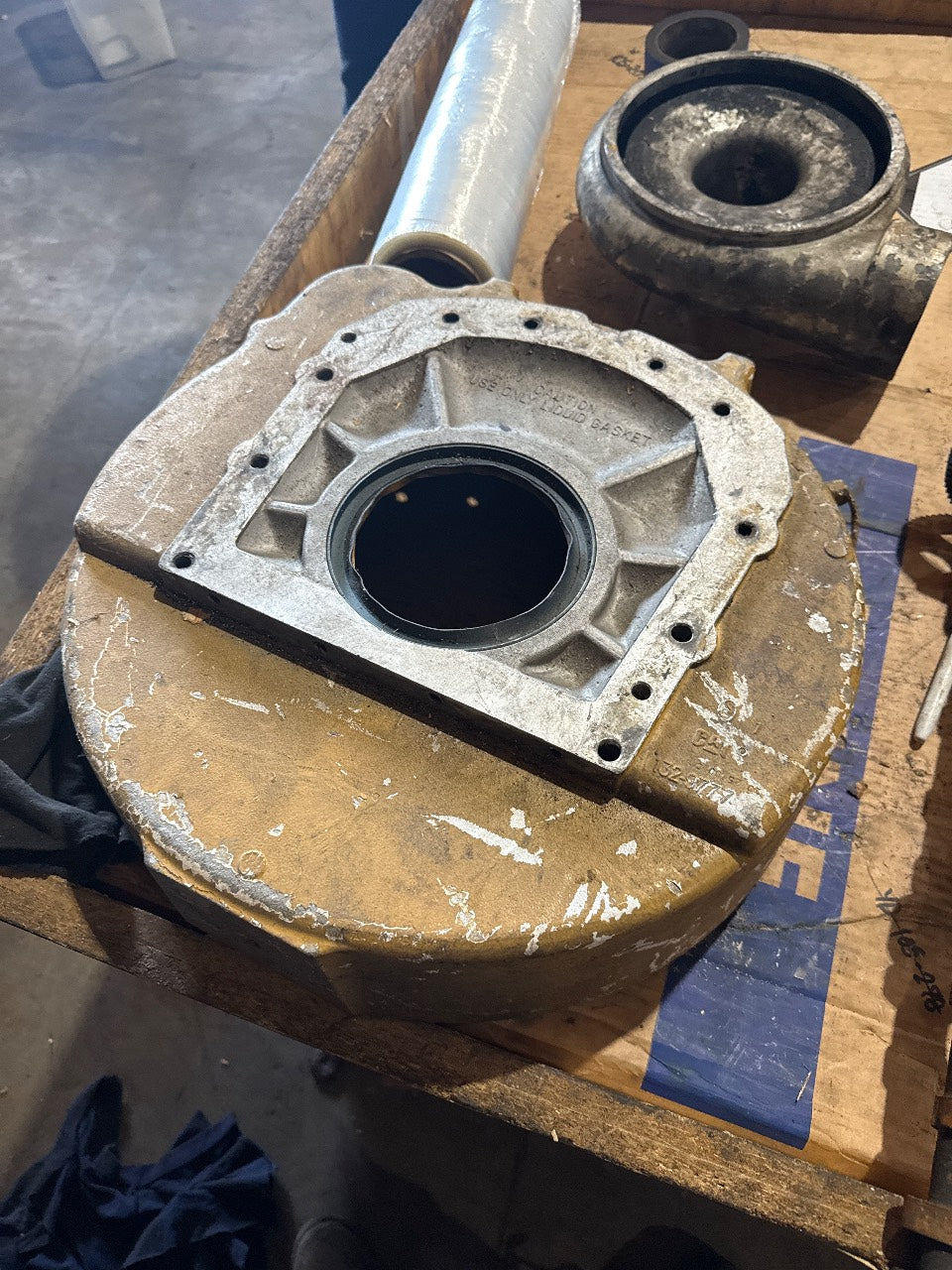 Caterpillar 3208 Marine Flywheel Housing / Bellhousing - Used Take-Off