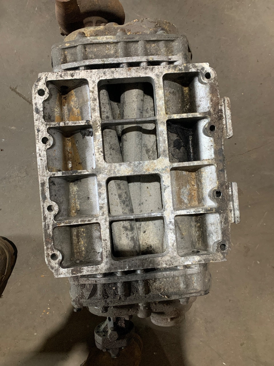 Detroit Diesel 6-71 Roots Blower with Bronze Seawater Elbow - Used Core