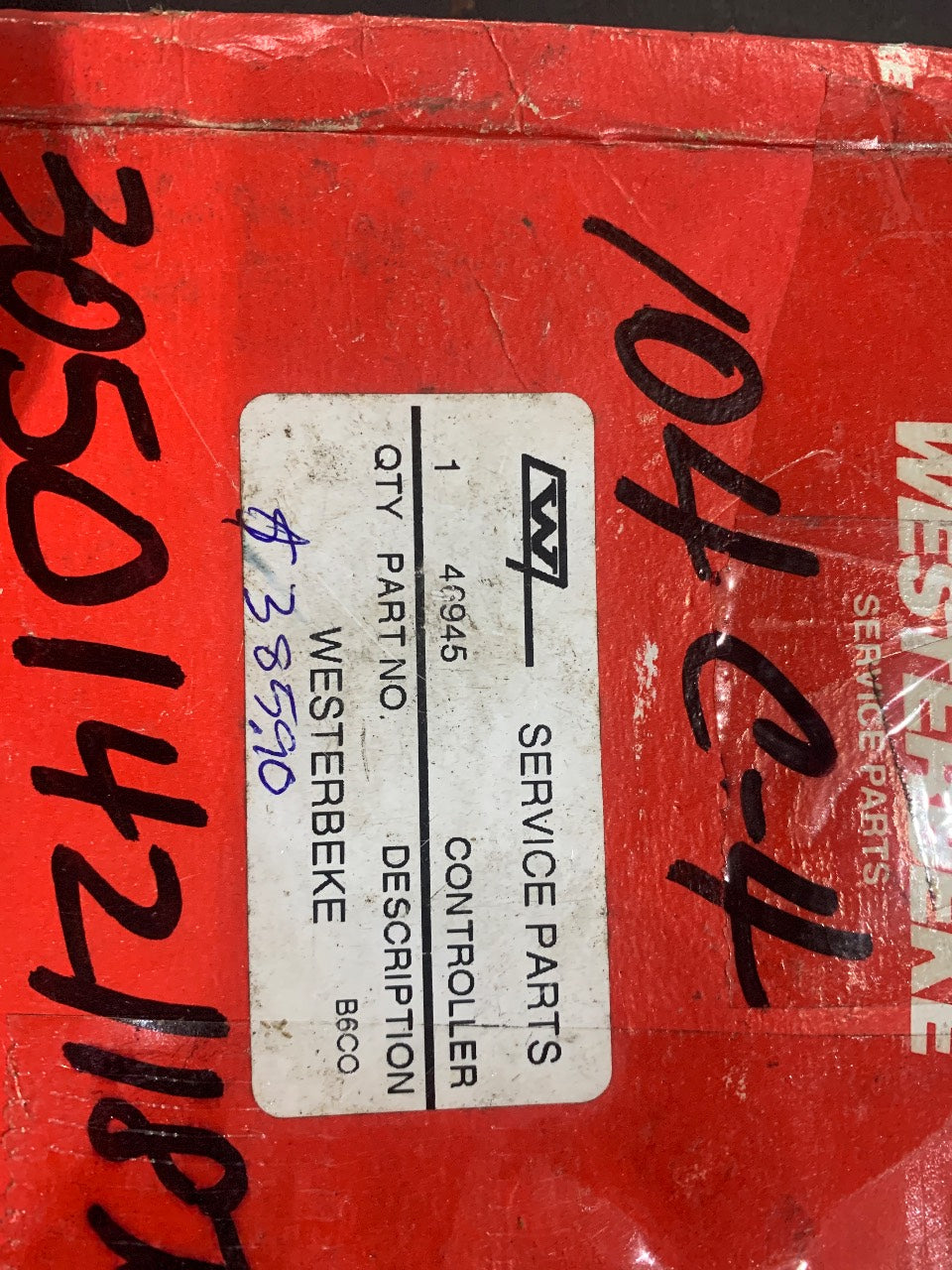 Woodward DPG-2133-002 Digital Speed Controller for Westerbeke 46945 B6CO Generator - Used